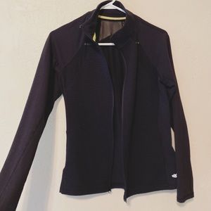 Black Fitted Workout Jacket